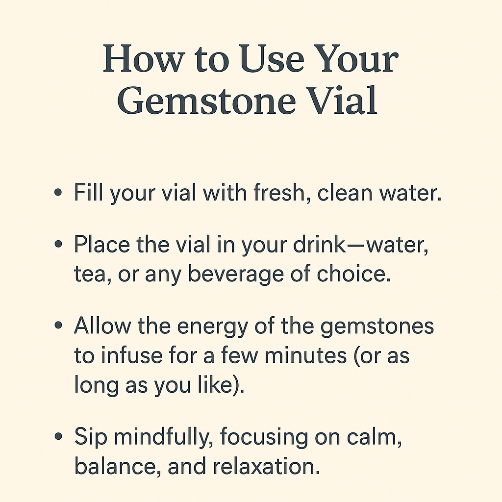 Gemstone Vial Wellness